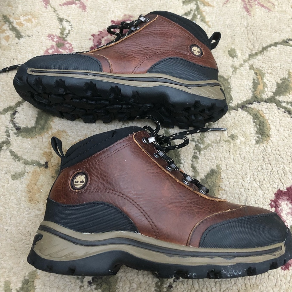 Kids Timberland boots.